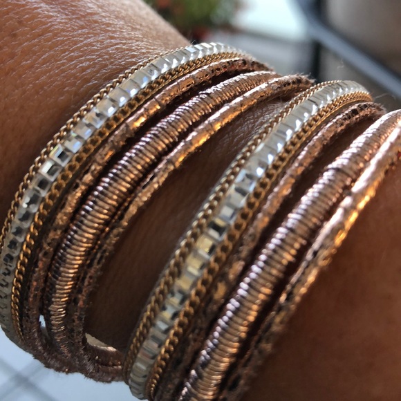 Jewelry - Wrap Rose Gold Crystal Bracelet